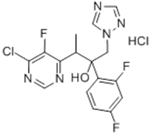 3-(6-Chloro-5-fluoropyrimidin-4-yl)-2-(2,4-difluorophenyl)-1-(1H-1,2,4-triazol-1-yl)butan-2-ol hydrochloride CAS 188416-20-8