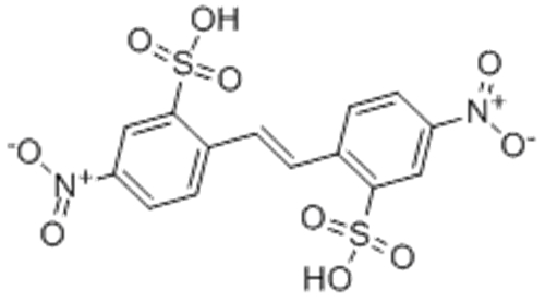 Benzenesulfonic acid,2,2'-(1,2-ethenediyl)bis[5-nitro-  CAS 128-42-7