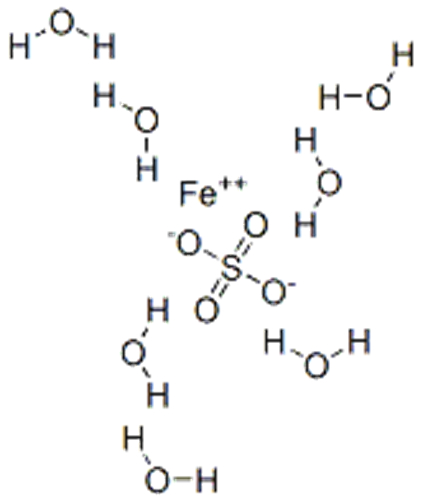 Ferrous sulfate heptahydrate CAS 7782-63-0