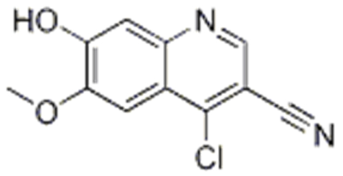 4-CHLORO-7-HYDROXY-6-METHOXY-QUINOLINE-3-CARBONITRILE
 CAS 263149-10-6