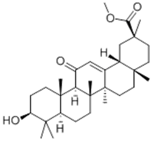 Olean-12-en-30-oic acid, 3β-hydroxy-11-oxo-, methyl ester CAS 1477-44-7