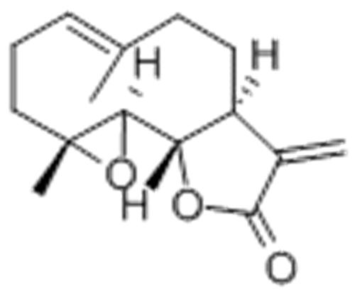 Oxireno[9,10]cyclodeca[1,2-b]furan-9(1aH)-one,2,3,6,7,7a,8,10a,10b-octahydro-1a,5-dimethyl-8-methylene-,( 57364927, 57186655,1aR,4E,7aS,10aS,10bR)- CAS 20554-84-1