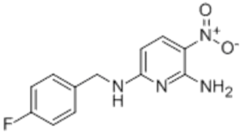 2,6-Pyridinediamine,N6-[(4-fluorophenyl)methyl]-3-nitro- CAS 33400-49-6