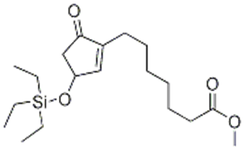 1-Cyclopentene-1-heptanoic acid, 5-oxo-3-[(triethylsilyl)oxy]-, Methyl ester CAS 112713-92-5