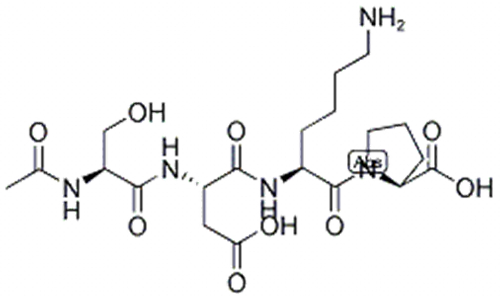 L-Proline,N-acetyl-L-seryl-D-a-aspartyl-L-lysyl- (9CI)  CAS 127103-11-1