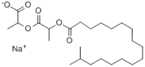 Isooctadecanoic acid,2-(1-carboxyethoxy)-1-methyl-2-oxoethyl ester, sodium salt (1:1) CAS 66988-04-3