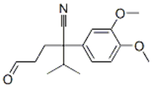 3-(3,4-dimethoxyphenyl)-2-methyl-6-oxohexane-3-carbonitrile
 CAS 27339-25-9