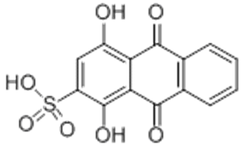 1,4-Dihydroxyanthraquinone-2-sulfonic acid CAS 145-48-2