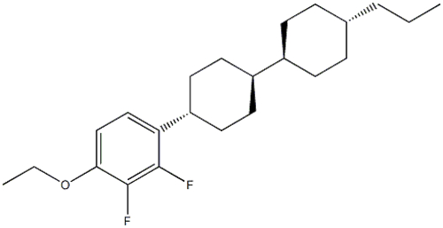 Benzene,1-ethoxy-2,3-difluoro-4-[(trans,trans)-4'-propyl[1,1'-bicyclohexyl]-4-yl]- CAS 123560-48-5