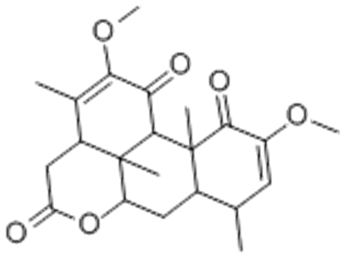 Picrasa-2,12-diene-1,11,16-trione,2,12-dimethoxy- CAS 76-78-8