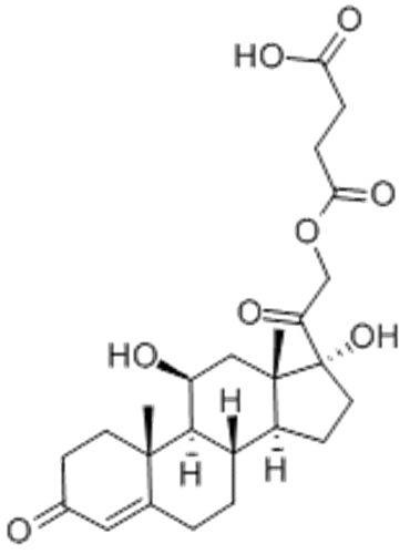 Pregn-4-ene-3,20-dione,21-(3-carboxy-1-oxopropoxy)-11,17-dihydroxy-,( 57355526, 57251271,11b)- CAS 2203-97-6