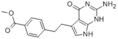 4-[2-(2-Amino-4,7-dihydro-4-oxo-1H-pyrrolo[2,3-d]pyrimidin-5-yl)ethyl]benzoic acid methyl ester CAS 155405-80-4