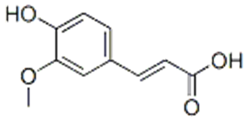 2-Propenoic acid,3-(4-hydroxy-3-methoxyphenyl)-,( 57365986, 57187851,2E)- CAS 537-98-4