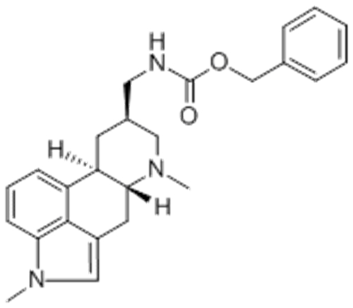 Name: Carbamic acid, N-[[(8β)-1,6-dimethylergolin-8-yl]methyl]-,phenylmethyl ester CAS 17692-51-2