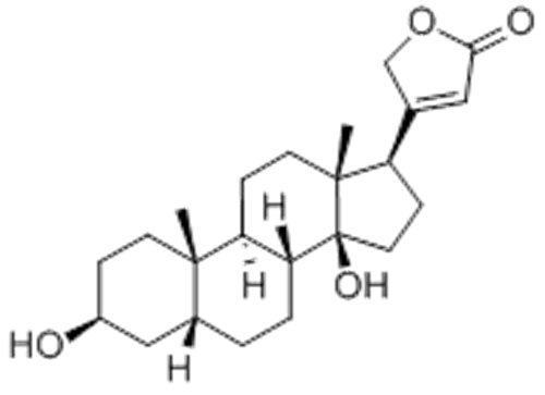 Card-20(22)-enolide,3,14-dihydroxy-,( 57356816, 57263086,3b,5b)-  CAS 143-62-4