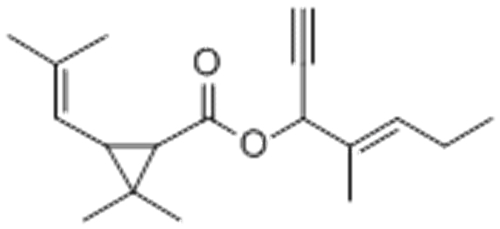 (RS)-(E)-1-Ethynyl-2-methyl-2-pentenyl(1R)-cis,trans-chrysanthemate  CAS 54406-48-3