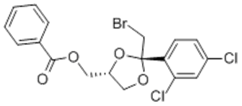 1,3-Dioxolane-4-methanol,2-(bromomethyl)-2-(2,4-dichlorophenyl)-, 4-benzoate,( 57366208, 57188097,2R,4R)-rel- CAS 61397-56-6 