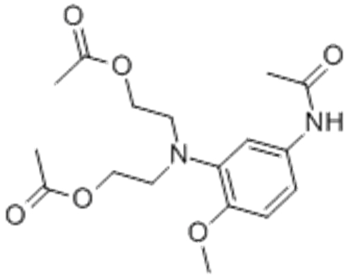 Acetamide,N-[3-[bis[2-(acetyloxy)ethyl]amino]-4-methoxyphenyl]- CAS 23128-51-0