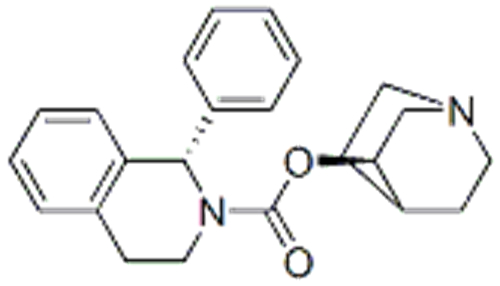 2(1H)-Isoquinolinecarboxylicacid, 3,4-dihydro-1-phenyl-,( 57355871, 57251612,3R)-1-azabicyclo[2.2.2]oct-3-yl ester,( 57355872, 57251613,1S)- CAS 242478-37-1