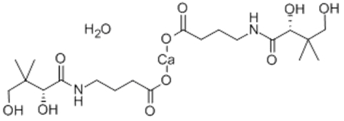 Butanoic acid,4-[[(2R)-2,4-dihydroxy-3,3-dimethyl-1-oxobutyl]amino]-, calcium salt CAS 17097-76-6