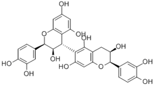 [4,6'-Bi-2H-1-benzopyran]-3,3',5,5',7,7'-hexol,2,2'-bis(3,4-dihydroxyphenyl)-3,3',4,4'-tetrahydro-,( 57358861, 57279463,2R,2'R,3R,3'R,4S)-  CAS 12798-57-1