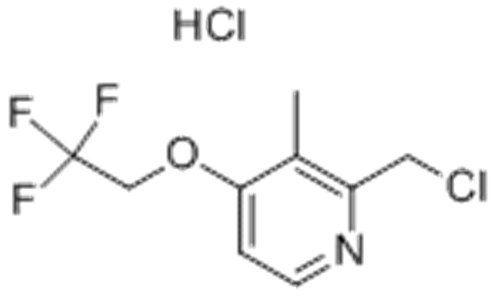 Pyridine,2-(chloromethyl)-3-methyl-4-(2,2,2-trifluoroethoxy)-, hydrochloride (1:1)  CAS 127337-60-4