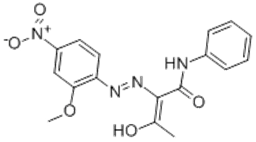 Butanamide,2-[2-(2-methoxy-4-nitrophenyl)diazenyl]-N-(2-methoxyphenyl)-3-oxo- CAS 6358-31-2