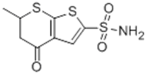 4H-Thieno[2,3-b]thiopyran-2-sulfonamide,5,6-dihydro-6-methyl-4-oxo- CAS 120279-88-1
