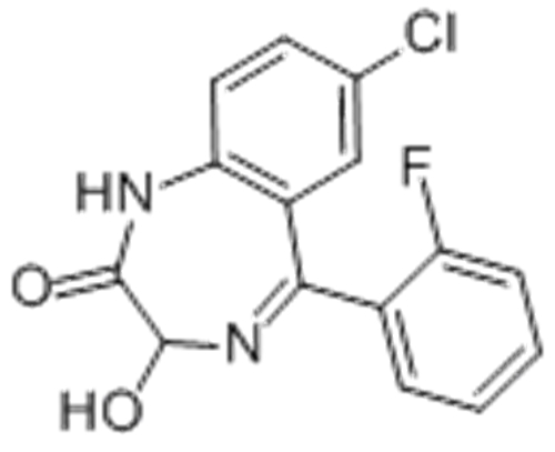 7-Chloro-5-(2-fluorophenyl)-1,3-dihydro-3-hydroxy-2H-1,4-benzodiazepin-2-one CAS 17617-60-6