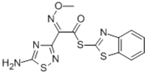 S-2-BENZOTHIAZOLYL (Z)-2-(5-AMINO-1,2,4-THIADIAZOL-3-YL)-2-METHOXYIMINO THIOACETATE CAS 104797-47-9