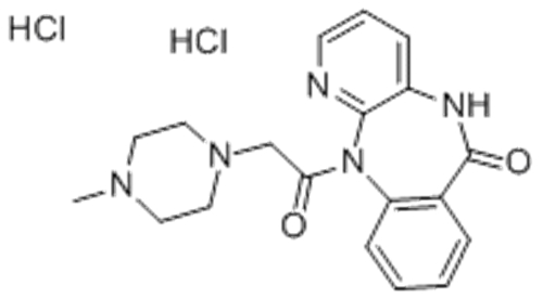 pirenzepine
 CAS 28797-61-7