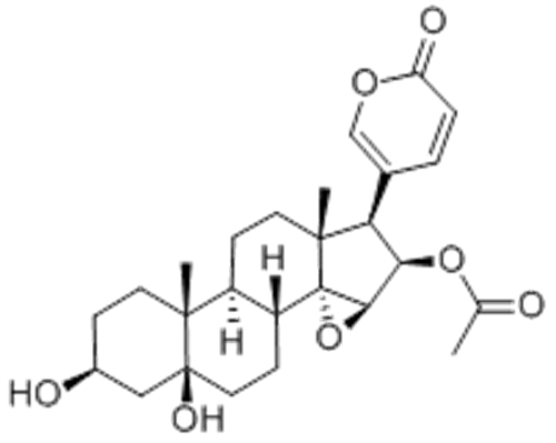 Bufa-20,22-dienolide,16-(acetyloxy)-14,15-epoxy-3,5-dihydroxy-,( 57365612, 57187454,3b,5b,15b,16b)- CAS 1108-68-5