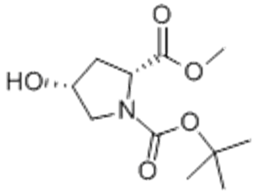 1,2-Pyrrolidinedicarboxylicacid, 4-hydroxy-, 1-(1,1-dimethylethyl) 2-methyl ester,( 57356140, 57251880,2R,4R)- CAS 114676-69-6