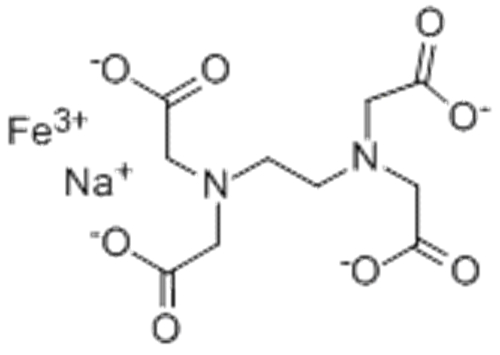 Ferrate(1-),[[N,N'-1,2-ethanediylbis[N-[(carboxy-kO)methyl]glycinato-kN,kO]](4-)]-, sodium (1:1),( 57362422, 57275915,OC-6-21) CAS 15708-41-5
