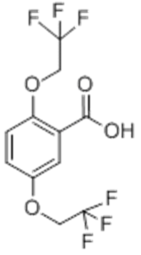 Benzoic acid,2,5-bis(2,2,2-trifluoroethoxy)- CAS 35480-52-5