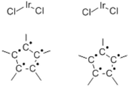 Iridium, di-m-chlorodichlorobis[(1,2,3,4,5-h)-1,2,3,4,5-pentamethyl-2,4-cyclopentadien-1-yl]di-(9CI) CAS 12354-84-6