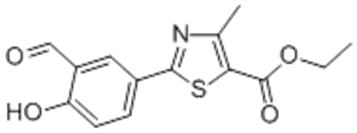 5-Thiazolecarboxylicacid, 2-(3-formyl-4-hydroxyphenyl)-4-methyl-, ethyl ester CAS 161798-01-2