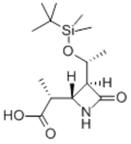 2-Azetidineacetic acid,3-[(1R)-1-[[(1,1-dimethylethyl)dimethylsilyl]oxy]ethyl]-a-methyl-4-oxo-,( 57357048, 57263320,aR,2S,3S)- CAS 90776-58-2