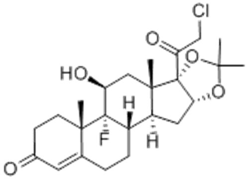 Pregn-4-ene-3,20-dione,21-chloro-9-fluoro-11-hydroxy-16,17-[(1-methylethylidene)bis(oxy)]-,( 57364510, 57186204,11b,16a) CAS 3093-35-4