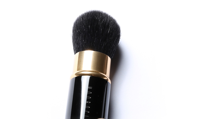 Goat hair retractable Face Powder makeup brush