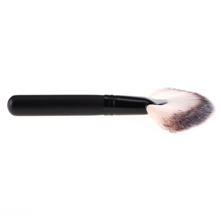 fan makeup brush