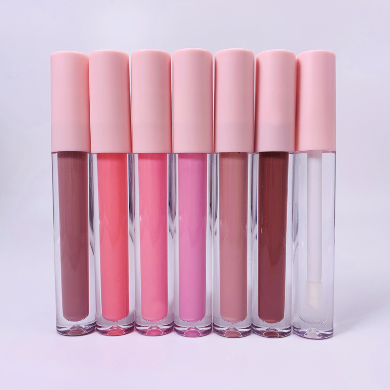 wholesale makeup vegan liquid organic pink vendor lipgloss