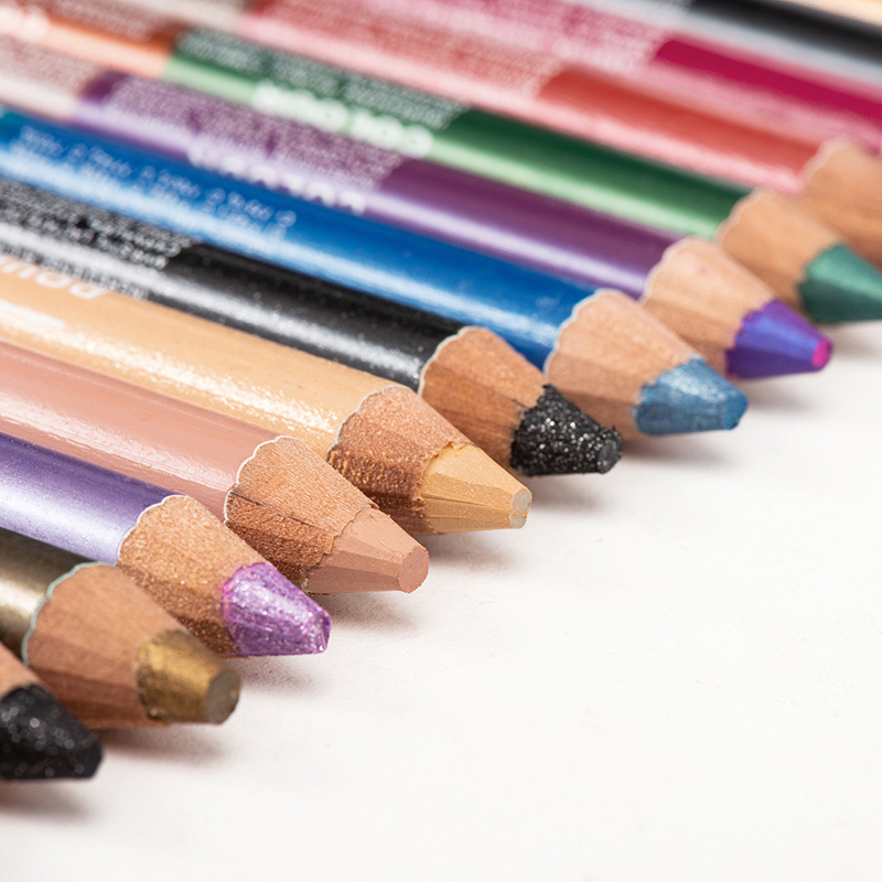 Double-ended multicolor Glitter Eyeliner Pencil Eyeshadow